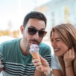Happy Couple with Ice cream